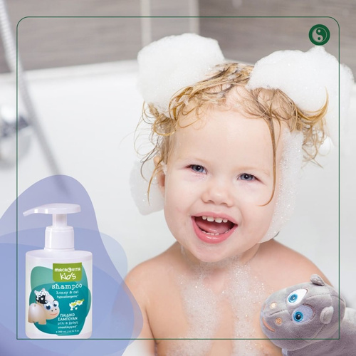 MACROVITA KIDS szampon dla dzieci miód & owies 300ml