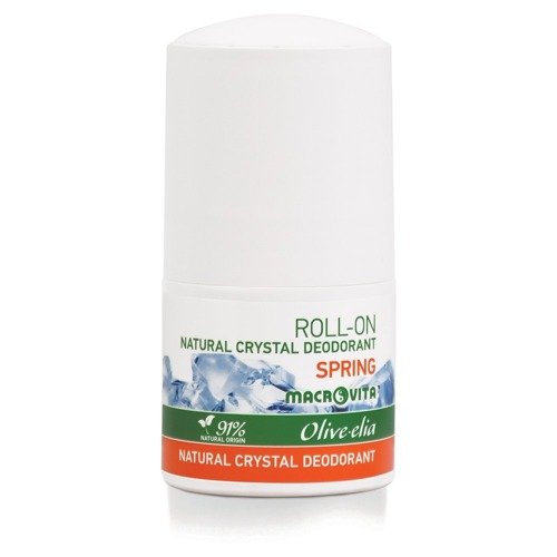 MACROVITA OLIVE-ELIA dezodorant roll-on z naturalnym kryształem SPRING 50ml